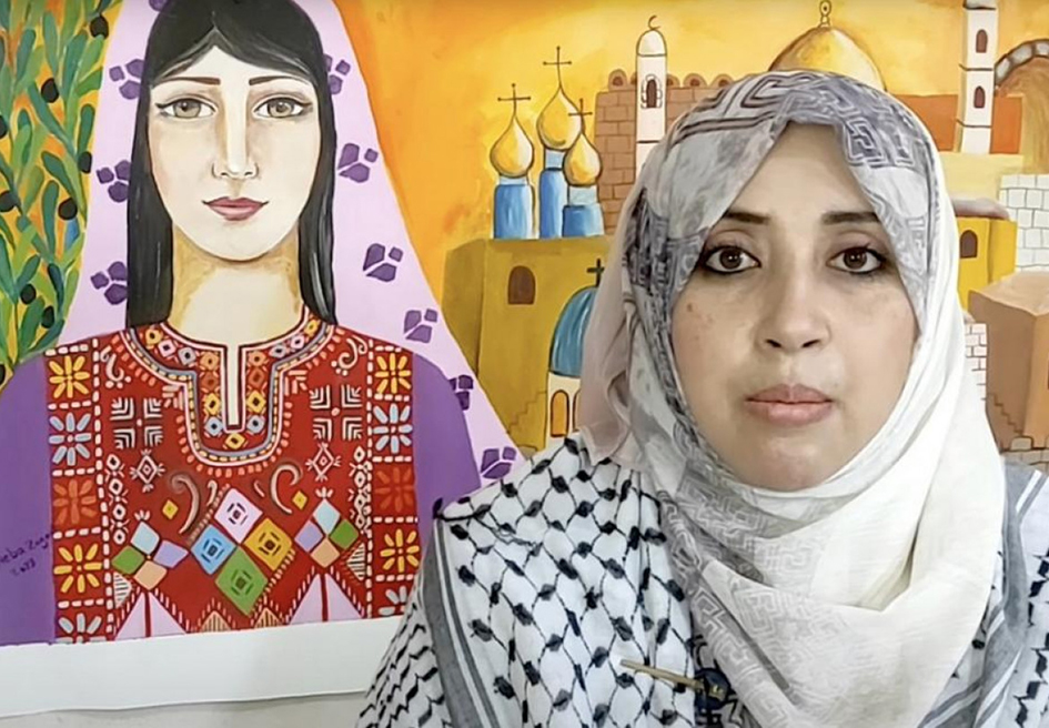 Heba-Zaqout-pintora-Gaza