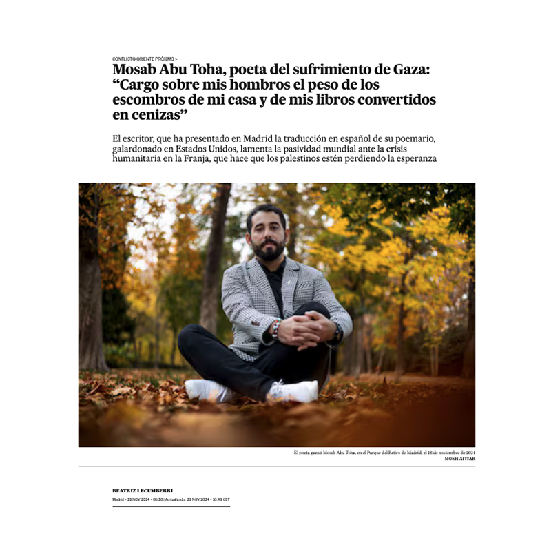 Beatriz Lecumberri entrevista a Mosab Abu Toha