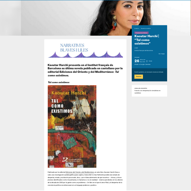 Kaoutar-Harchi-en-el-Instituf-Français-de-Barcelona